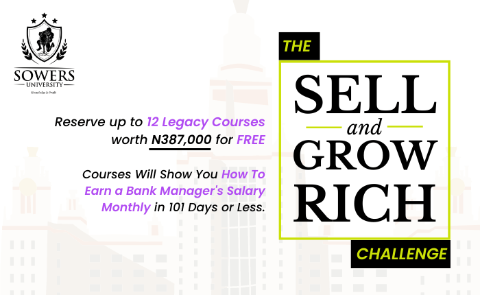 Sell and Grow Rich Challenge (SAGRC) BUNDLE OFFER